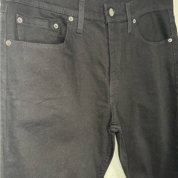 502™ TAPER FIT MEN'S JEANS Size 33x30 Black Color. - Picture 5 of 8